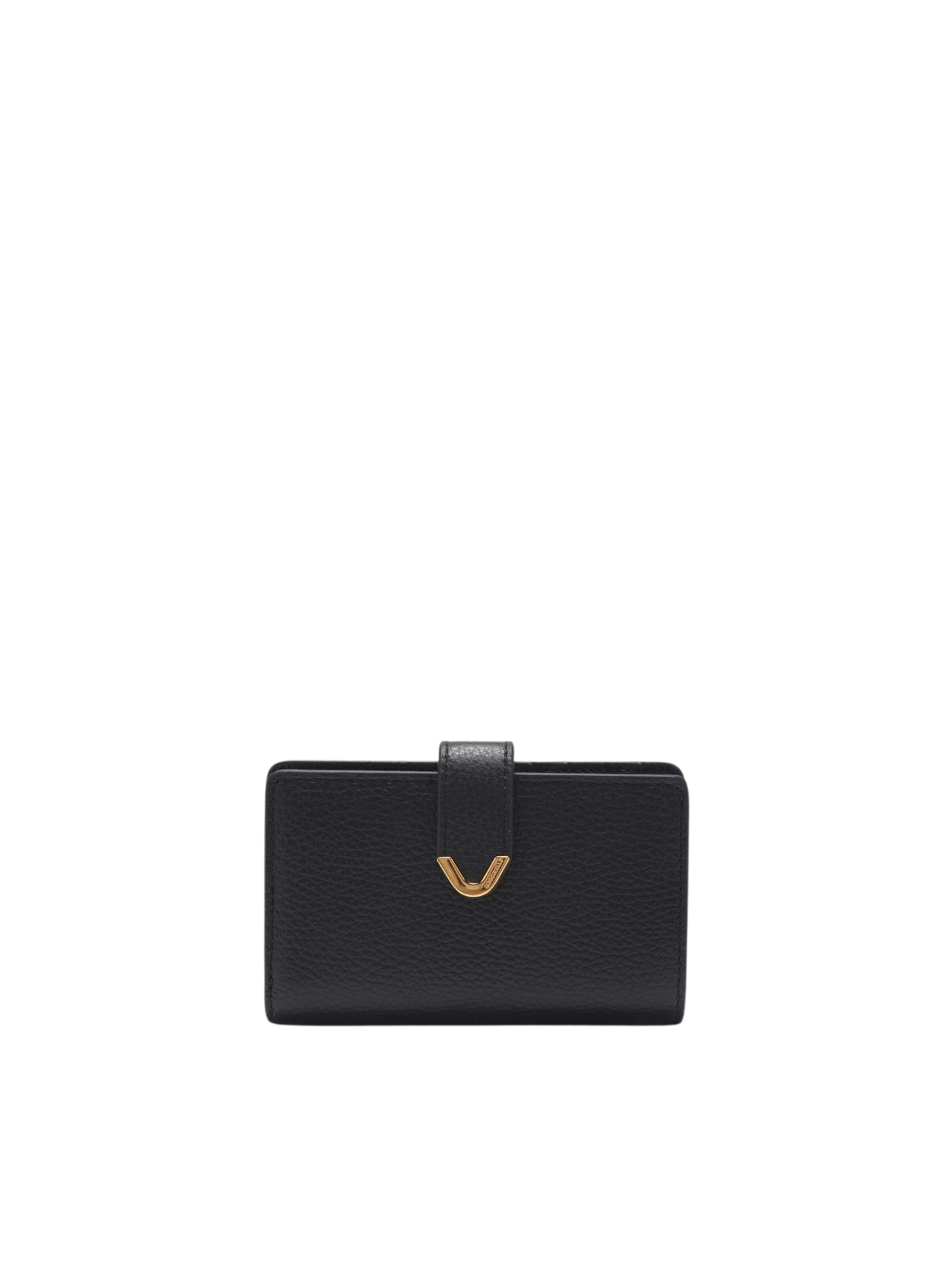 Coccinelle Wallet 'COCCINELLE DEW 2' in Black: front