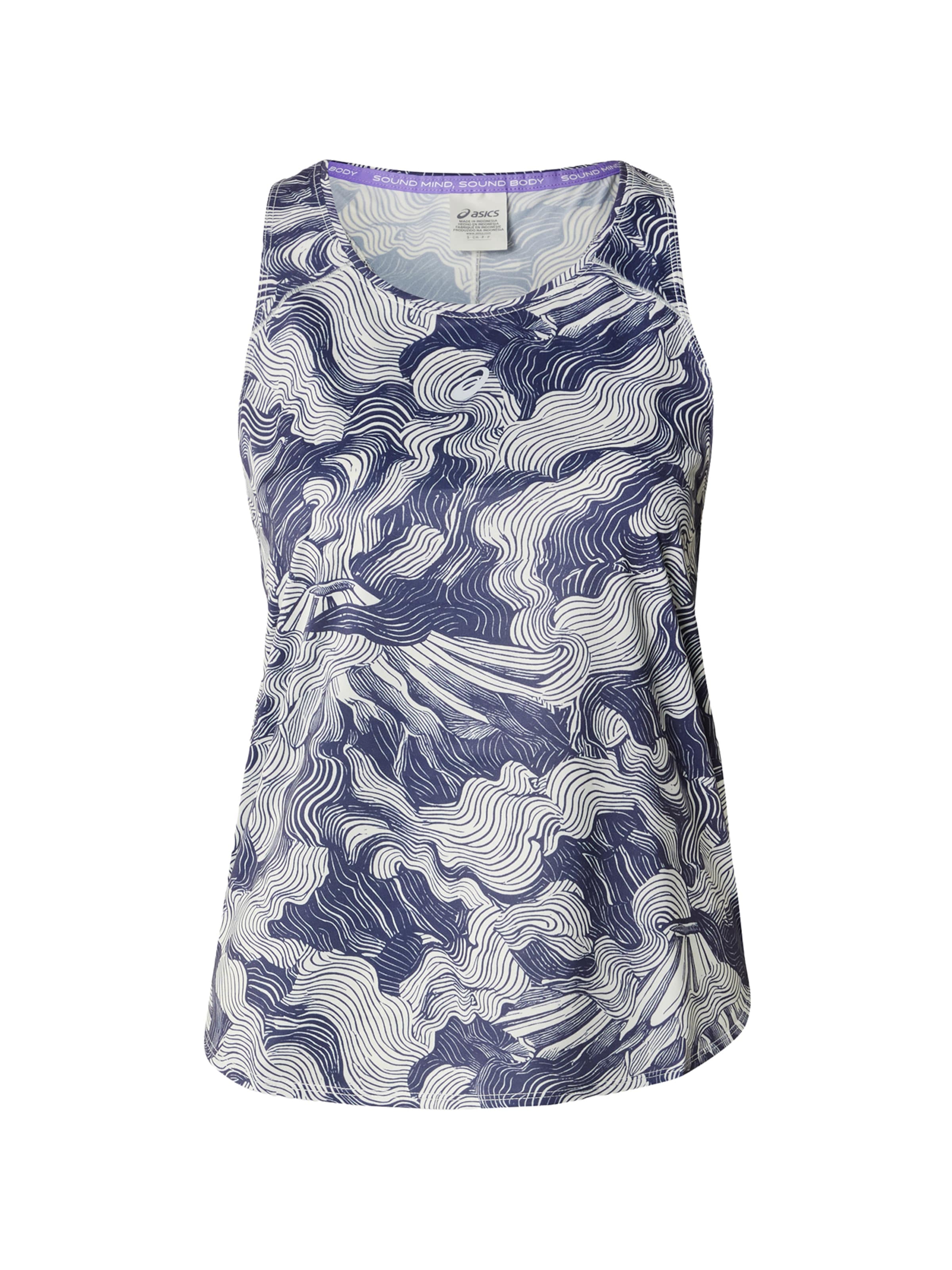 ASICS Top sportowy 'FUJITRAIL' w kolorze beżowy: przód