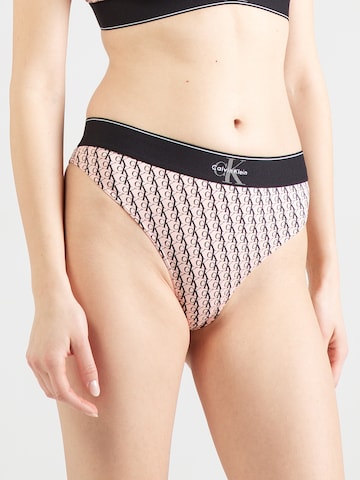 Calvin Klein Underwear String bugyik - rózsaszín: elől