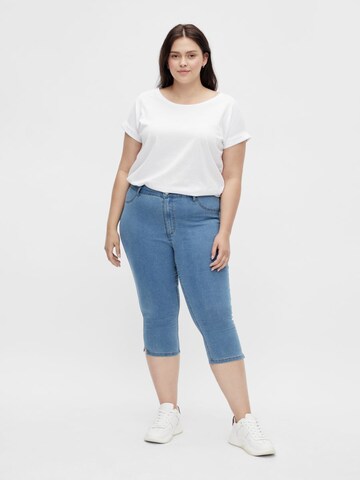 Vila Curve Skinny Jeans in Blau