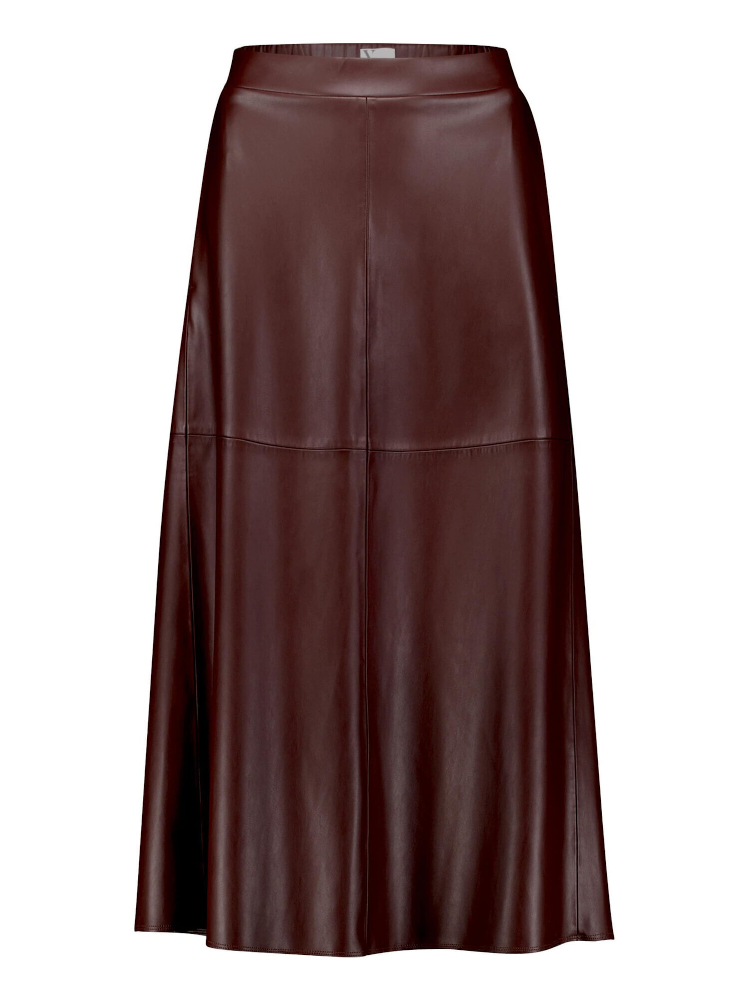 Gonna di Vera Mont in marrone: frontale