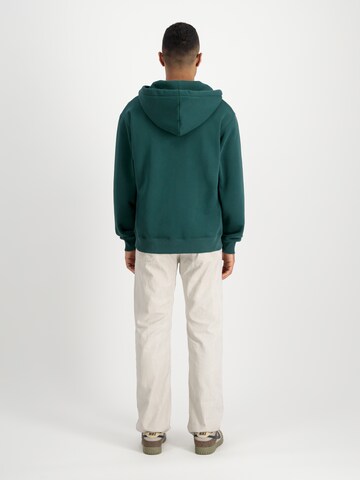 ALPHA INDUSTRIES Sweat jacket in Green