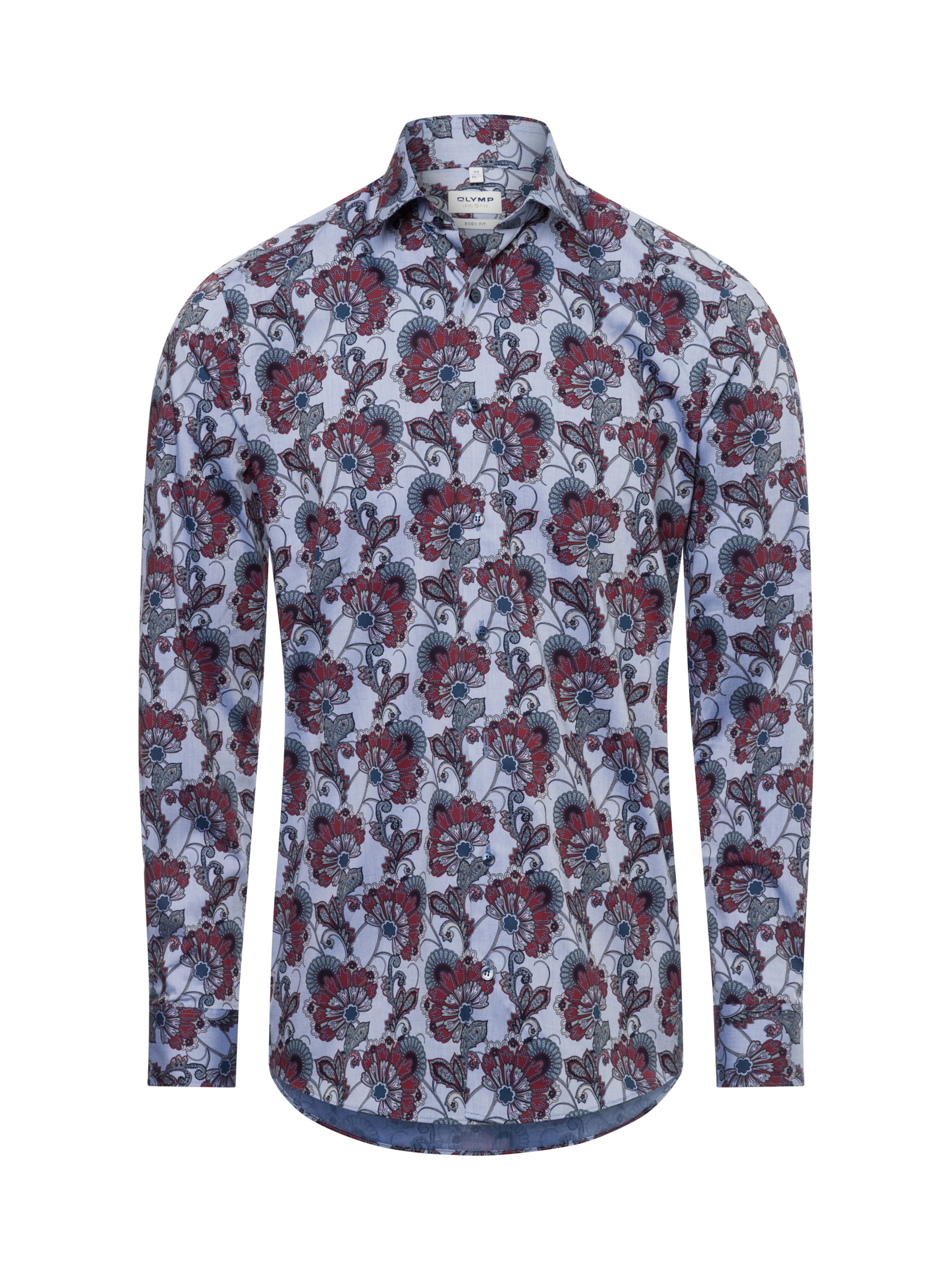 OLYMP Slim fit Business shirt in Blue: front