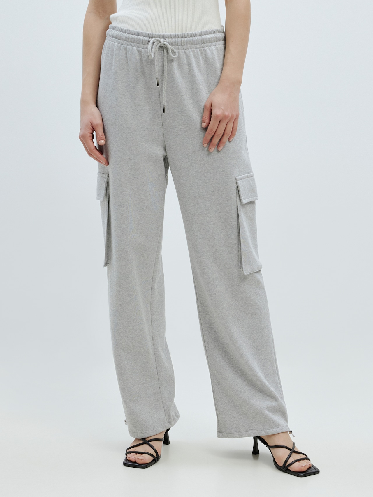 EDITED Pantaloni 'Lulia' grigio