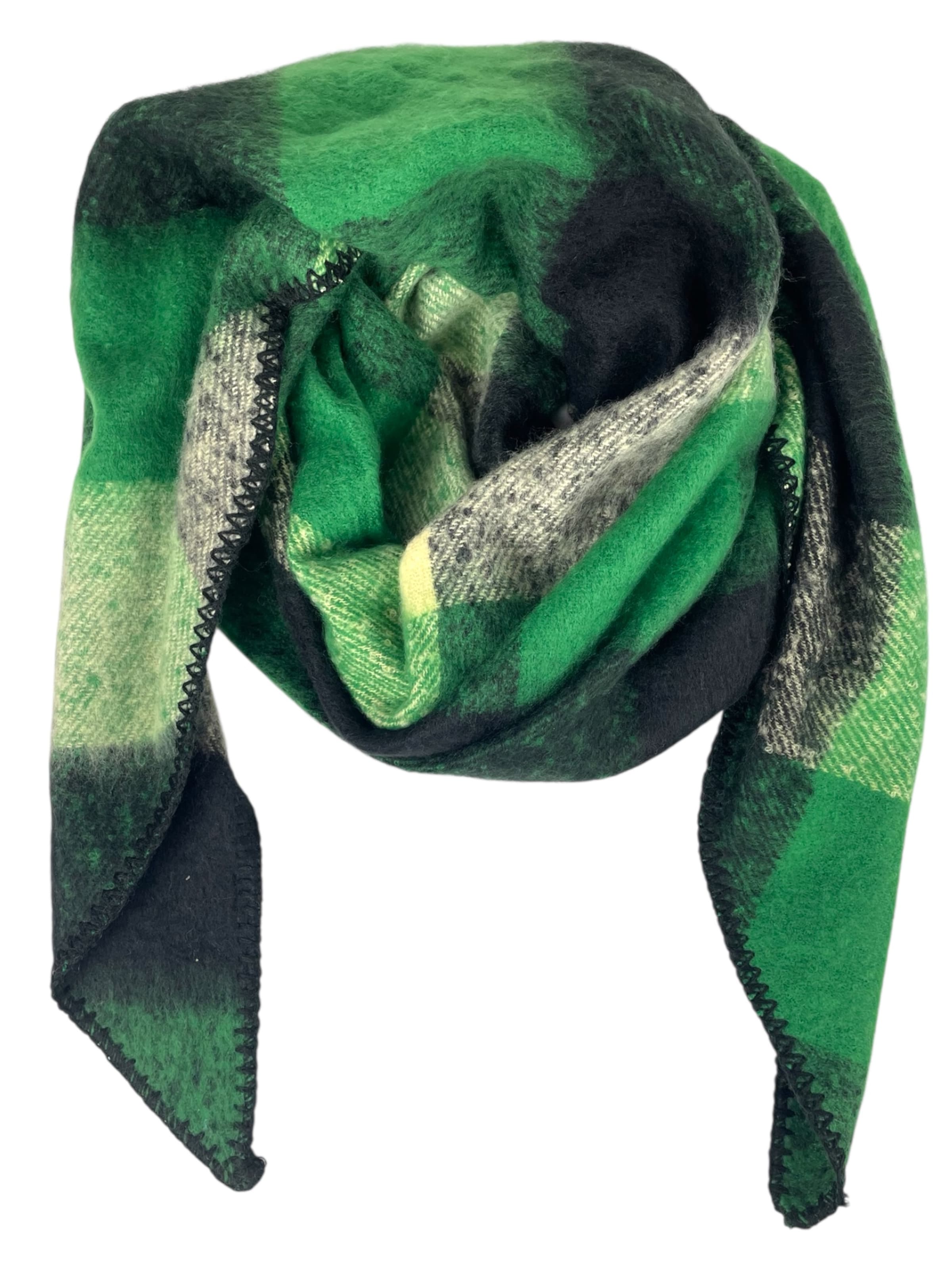 Kumixi Sjaal 'Karo' in Groen: voorkant