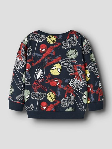 NAME IT Sweatshirt 'NMMJACCO SPIDER' in Blue
