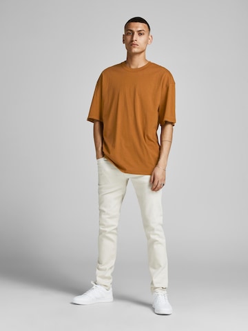 T-Shirt 'Brink' JACK & JONES en marron