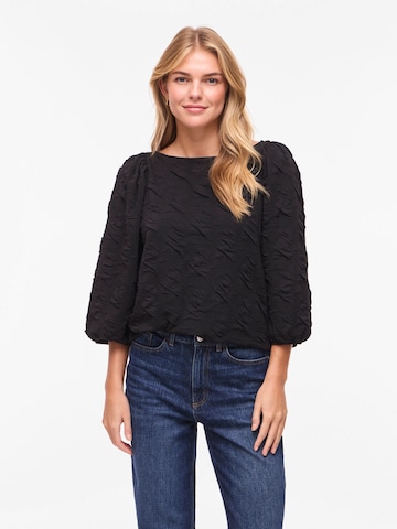 Chemisier 'VIDevera' VILA en noir : devant