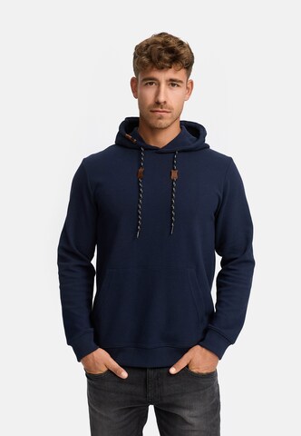 Sweat-shirt 'Guadalupe' INDICODE JEANS en bleu : devant