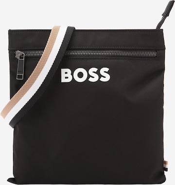 BOSS Black Torba za čez ramo 'Catch_3.0_Envelope' | črna barva: sprednja stran