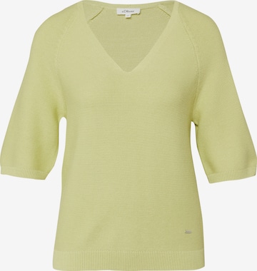 s.Oliver Sweater in Green: front