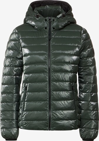 STREET ONE Winter Jacket in Green: front