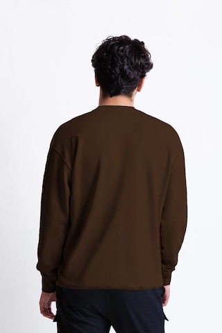 UNIQVIBE Sweatshirt in Braun