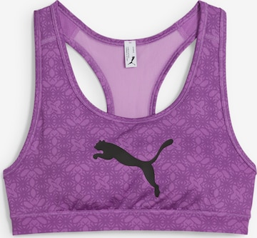 PUMA Sports bra '4KEEPS ' in Purple: front