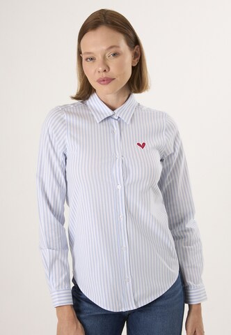 Felix Hardy Blouse in Blue: front