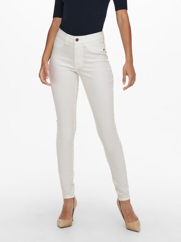 Skinny Jeans 'Tulga' de la JDY pe alb: față