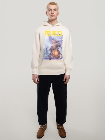 MAD TIGERS Sweatshirt 'Dark Oceans' in Beige