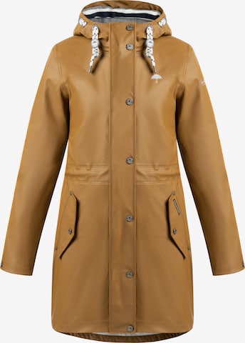 Manteau fonctionnel 'Altiplano' Schmuddelwedda en beige : devant