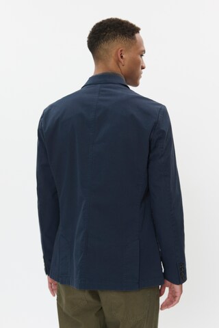 Matinique Regular fit Colbert 'MAGeorge Heritage' in Blauw