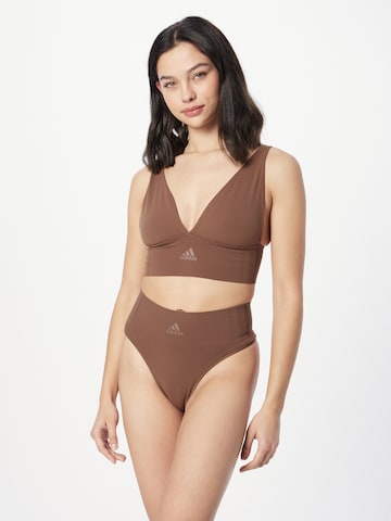 ADIDAS SPORTSWEAR Bralette Sports Bra in Brown