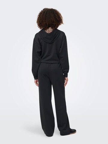 ONLY Široke hlačnice Hlače 'ONLALINA' | črna barva