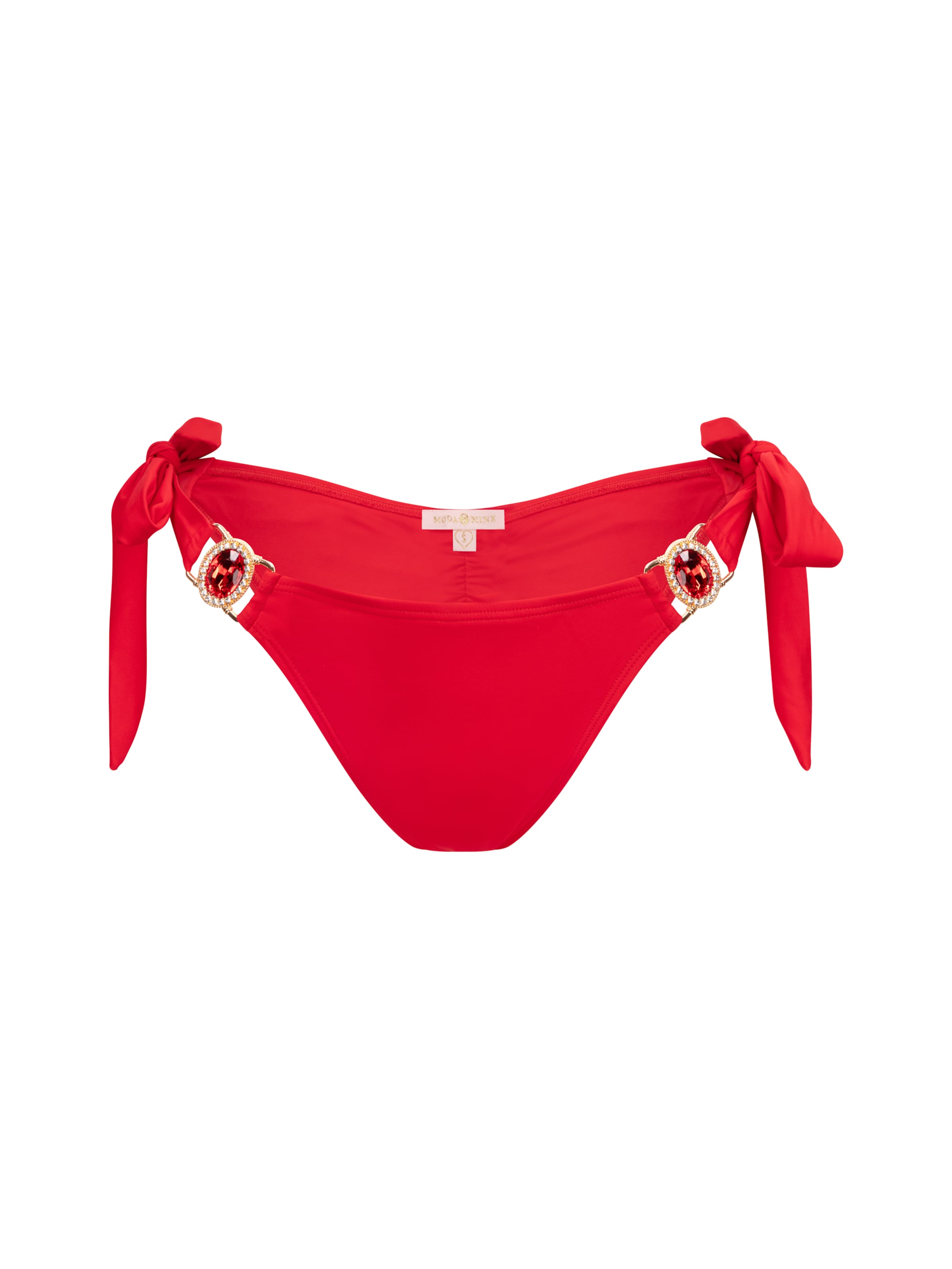Moda Minx Bikinihose 'Amour' in Rot: Vorderseite