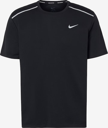 NIKE Funkcionális felső 'MILER' - fekete: elől