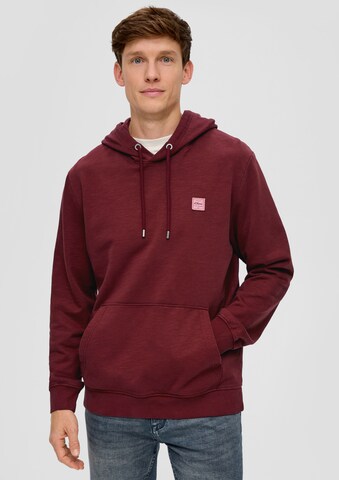 s.Oliver Sweatshirt in Rood: voorkant