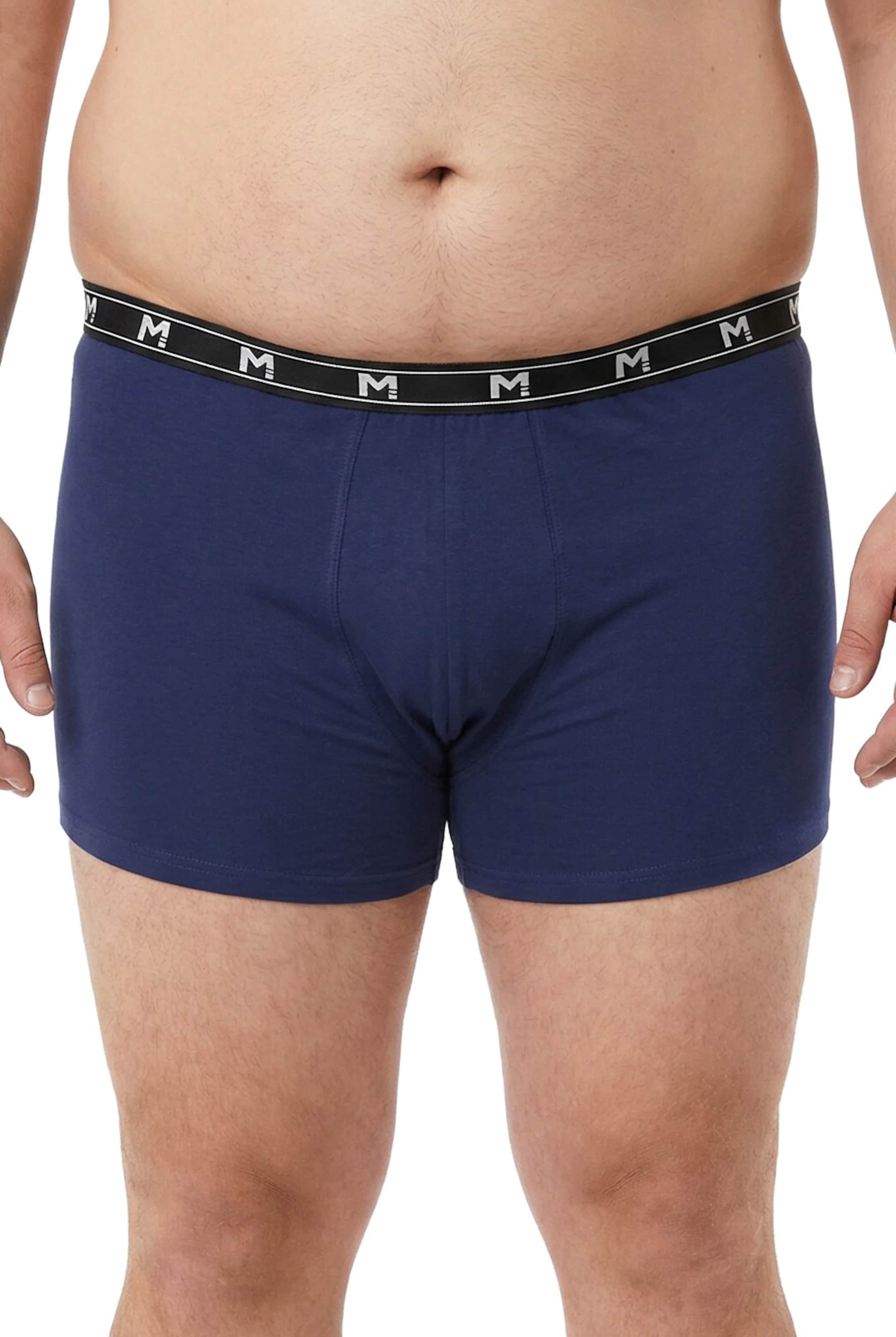 Men Plus Boxershorts in Blau