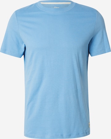 T-Shirt s.Oliver en bleu : devant