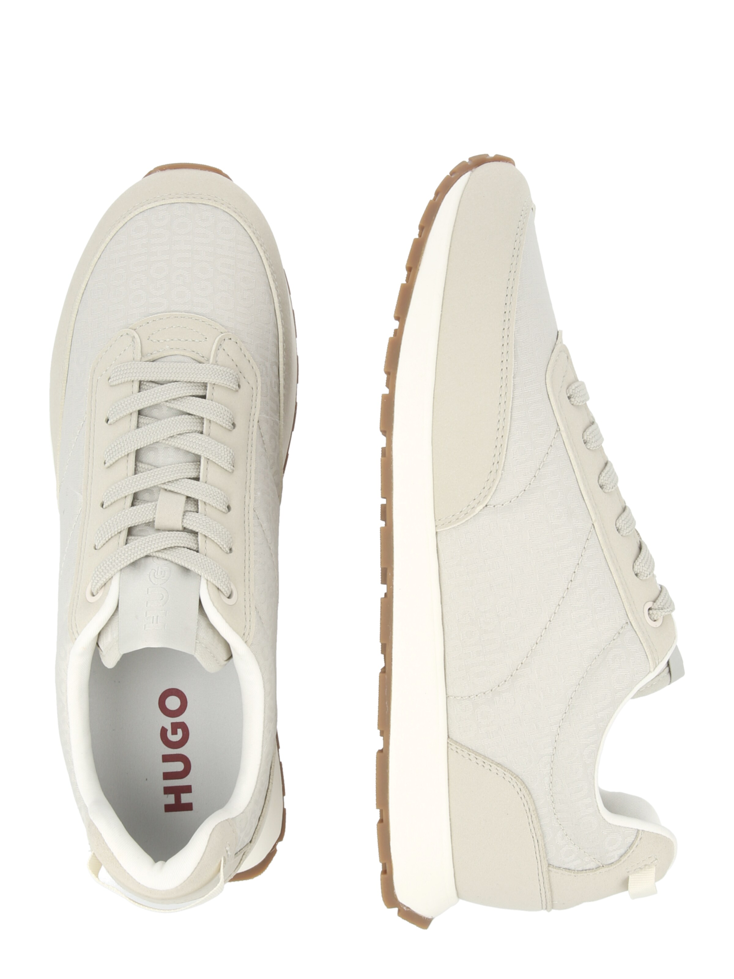 HUGO Matalavartiset tennarit 'Icelin' värissä beige