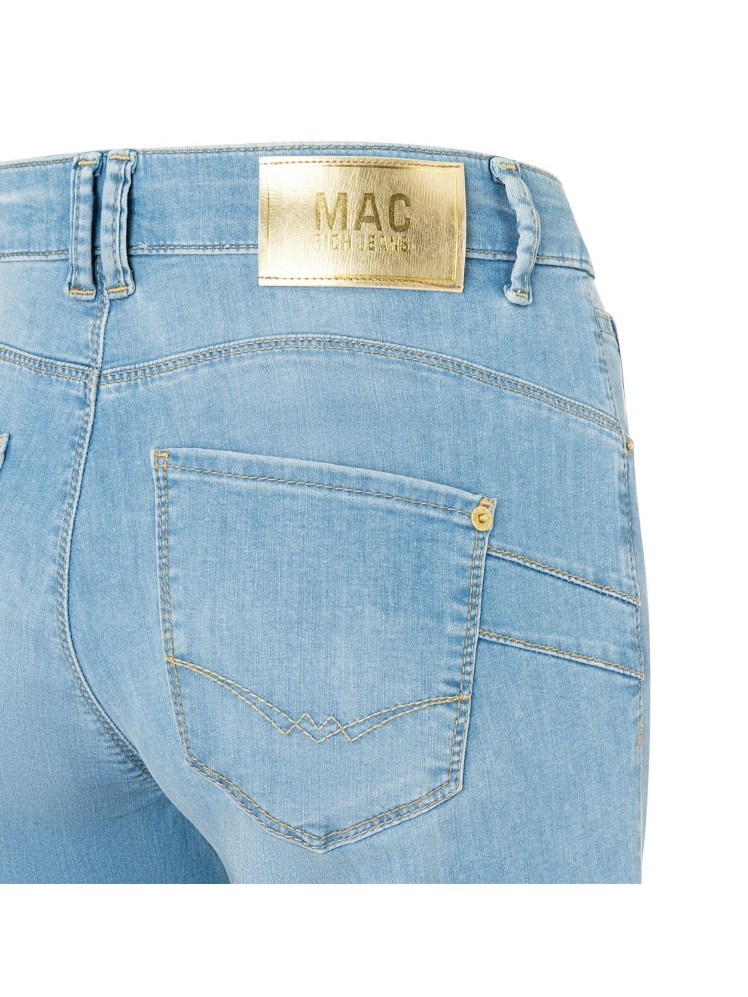 MAC Baggy Jeans 'Rich palazzo' in Blauw