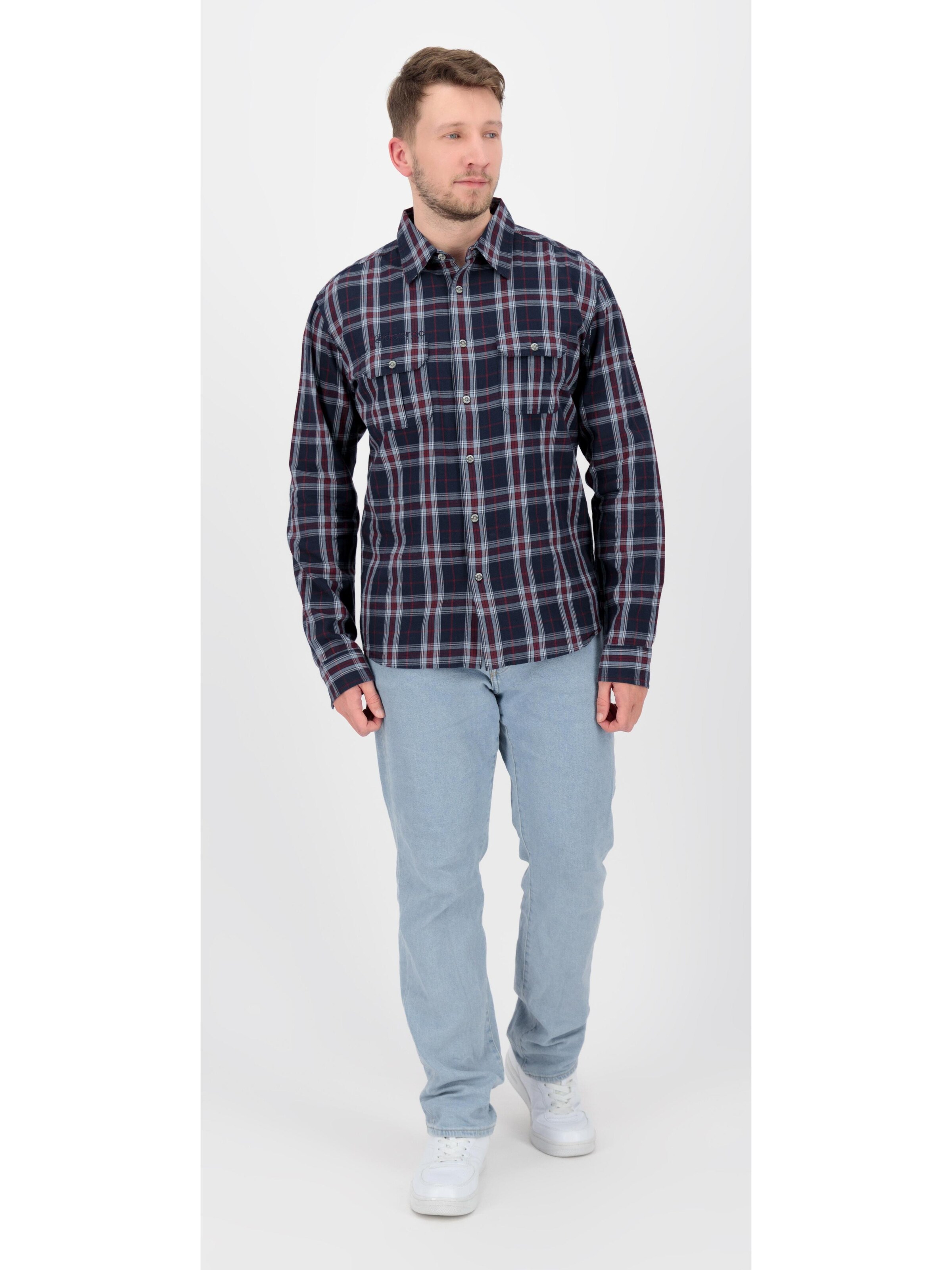 deproc Regular Fit Hemd 'DENVER CTTN MEN'‌‌‌ in Blau