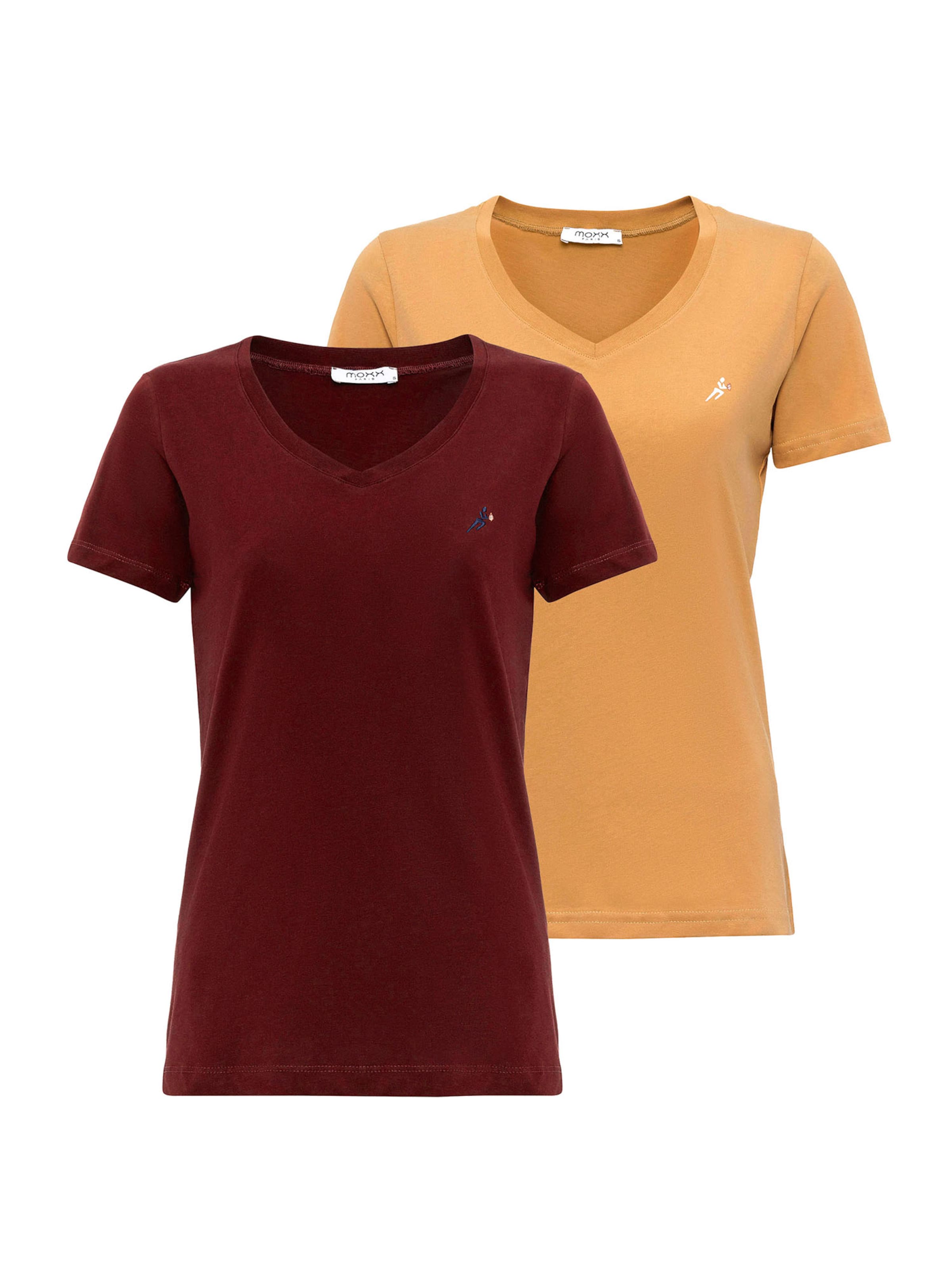 Moxx Paris Μπλουζάκι σε καφέ: μπροστά