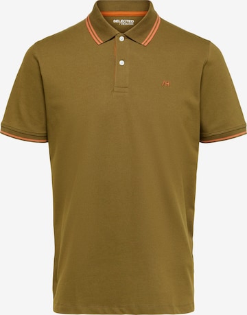 SELECTED HOMME - Camiseta 'Aze' en verde: frente