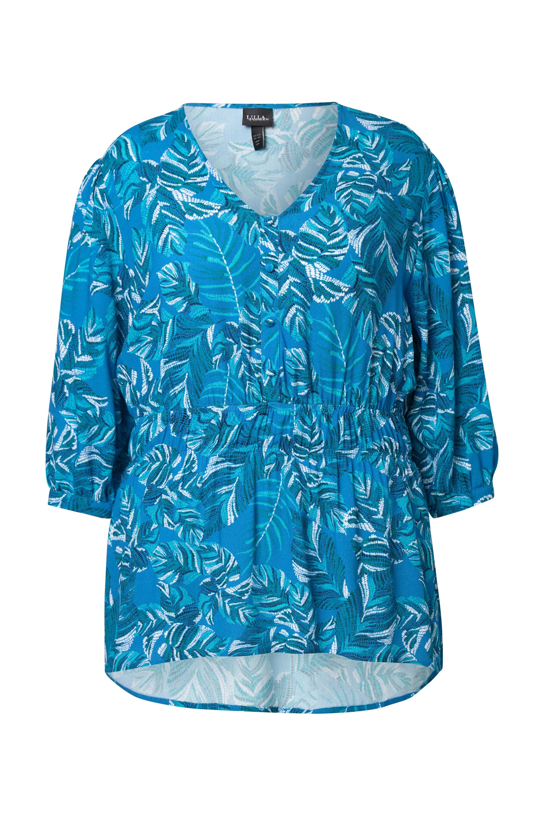 Ulla Popken Tuniek in Blauw: voorkant