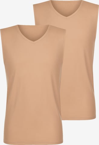 Lisca Undershirt 'Odysseus' in Beige: front