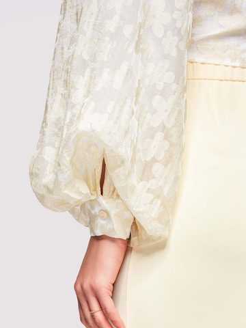 Ombre Blouse in Beige