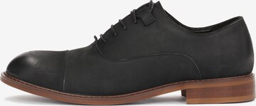 Kazar Lace-Up Shoes in Black: front