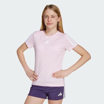 T-Shirt fonctionnel 'Essentials' ADIDAS SPORTSWEAR en rose : devant