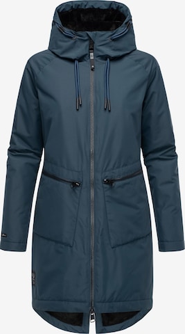 Ragwear Zimní kabát 'Holstic' – modrá: přední strana