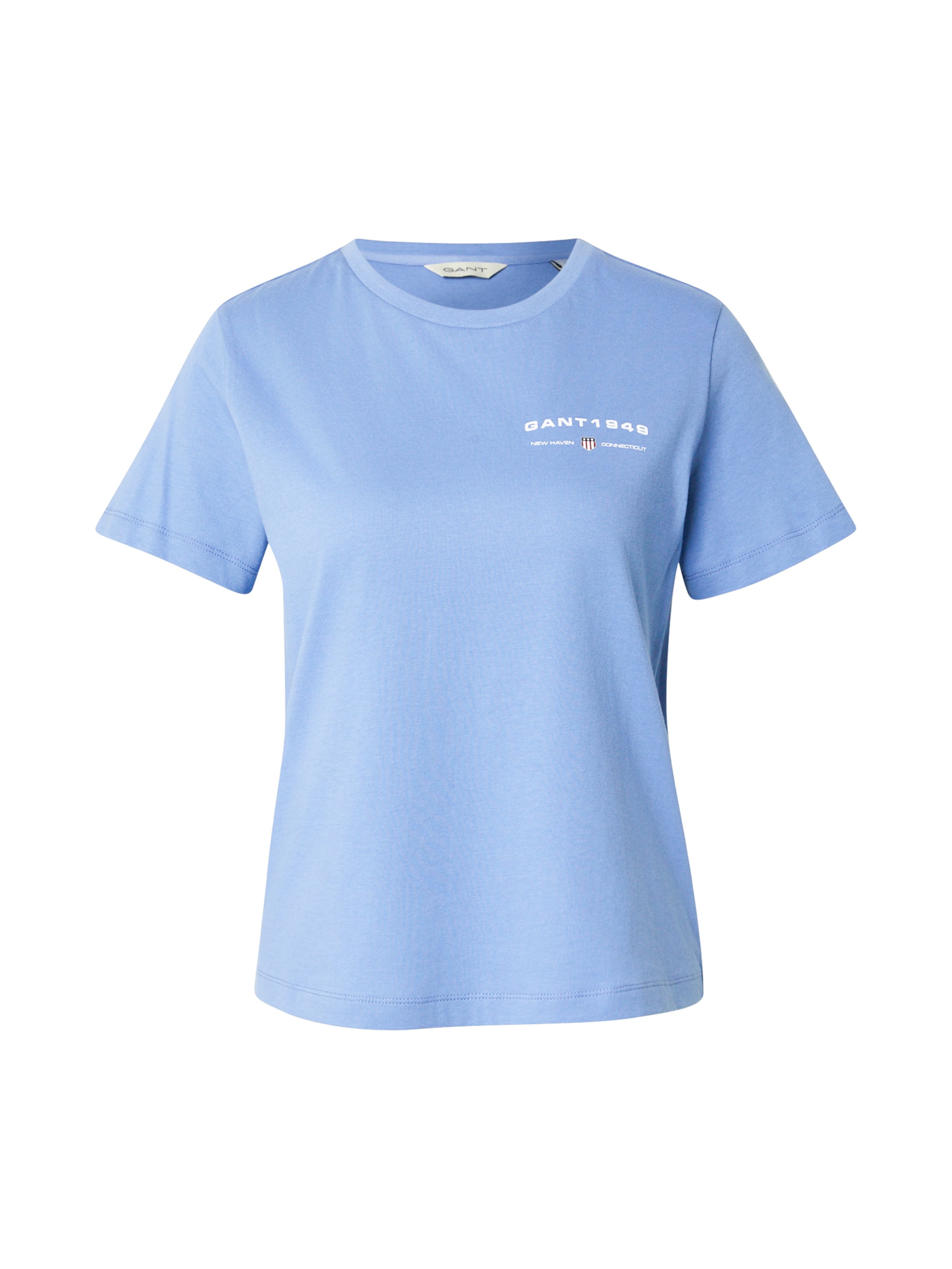 Tricou de la GANT pe albastru: față