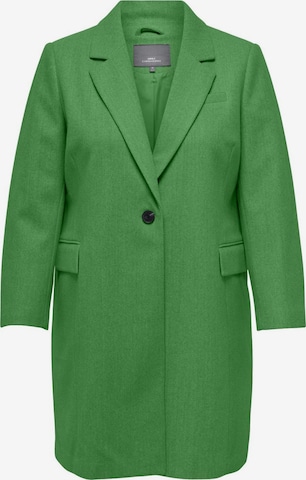 Manteau mi-saison ONLY Carmakoma en vert : devant