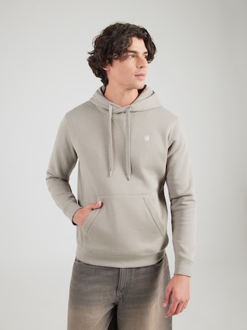 G-STAR Μπλούζα φούτερ 'Premium Core' σε γκρι: μπροστά