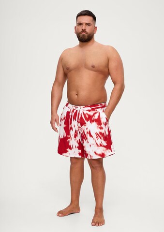 s.Oliver Badeshorts in Rot