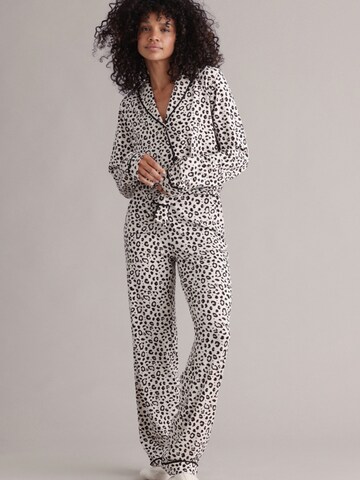 Hey Honey - Pijama 'Long Pyjama Set' en beige