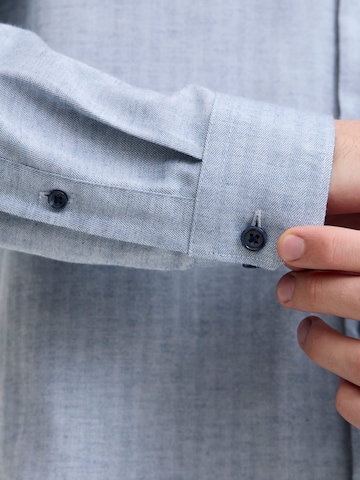JACK & JONES Comfort fit Button Up Shirt 'Parker' in Blue