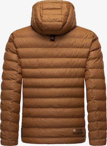 STONE HARBOUR Winter Jacket 'Zaharoo' in Brown