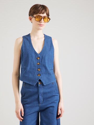 Gilet 'Bianca' di King Louie in blu: frontale