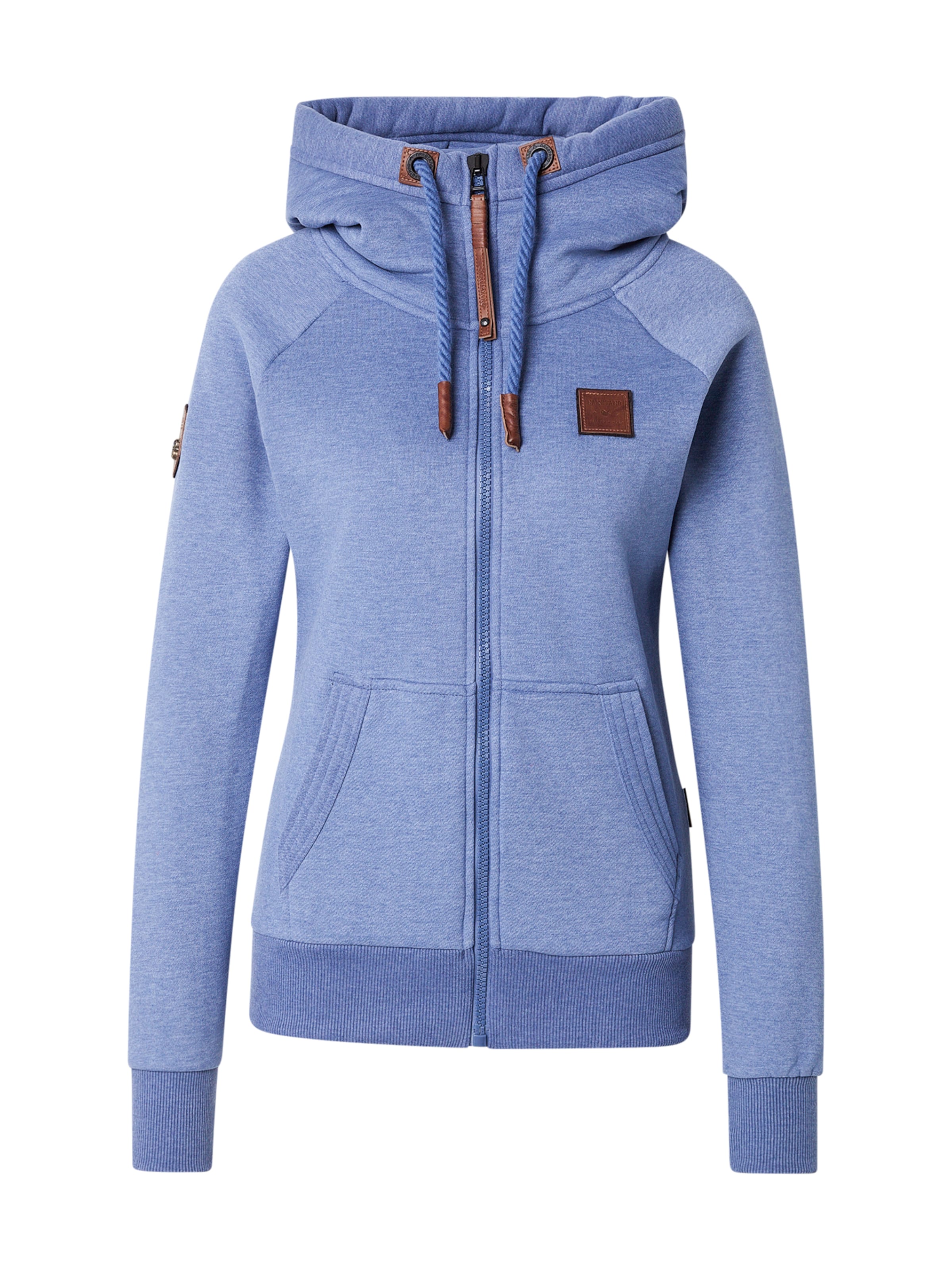 naketano Sweatjacke in Blau: Vorderseite
